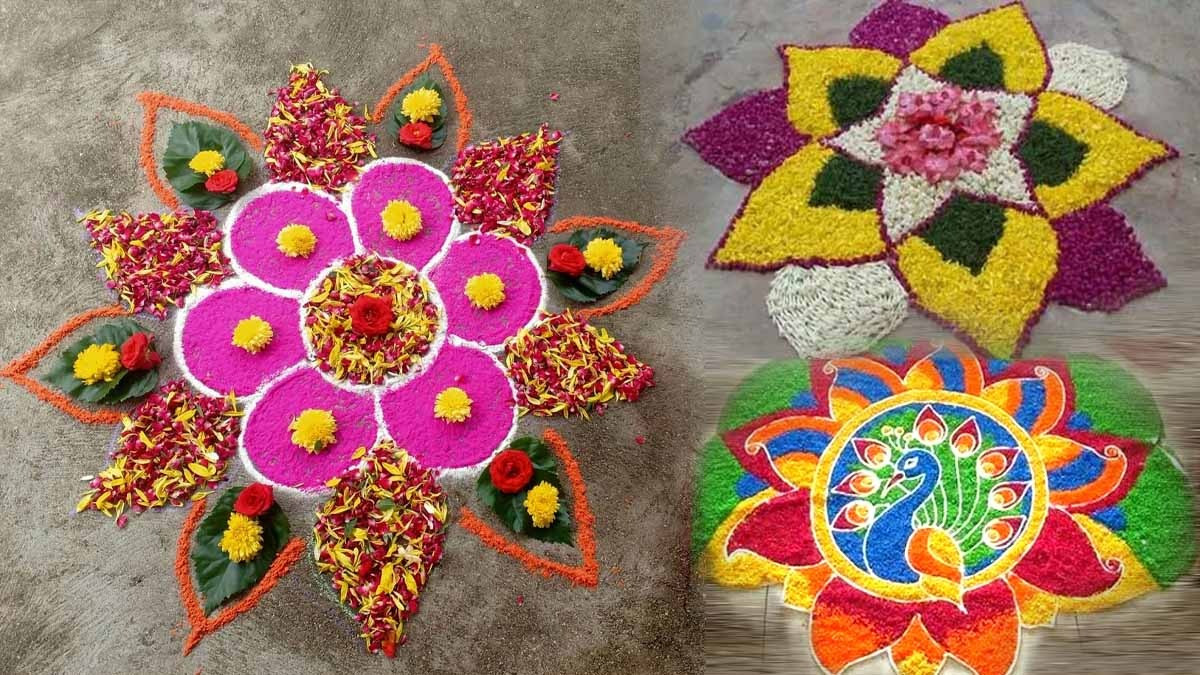 10 Easy and Beautiful Rangoli Designs for Beginners